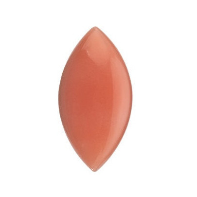 Korál ružový markíz 6 x 3 mm 0,27ct Kabošon KOMKSRO-6