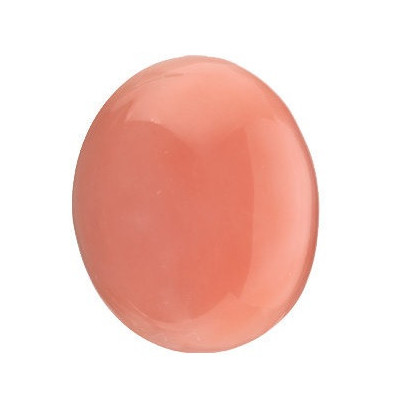 Korál ružový ovál 8 x 6 mm 1,2ct Kabošon KOOKSRO-8