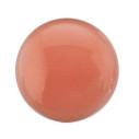 Korál ružový okrúhly 8 mm, Standard, Kabošon