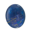 Lapis lazuli ovál 9 x 7 mm, Standard, Kabošon