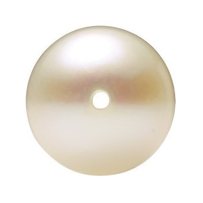 Morská perla biela okrúhla 6,5 mm Fully-drilled MPR3AAW-6,5 2