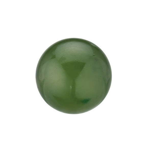Nefrit okrúhly 6 mm 1,37ct Kabošon NFRKSOL-6