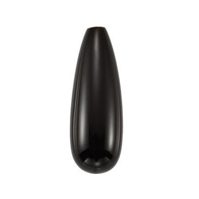 Ónyx briolette 22 x 8 mm Top-Drilled hladký OXYT1SJT-22