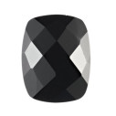 Ónyx antický cushion 9 x 7 mm, Standard, Checkerboard cut