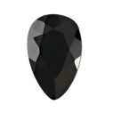 Ónyx slza 5 x 3 mm, Standard, Fazetovaný