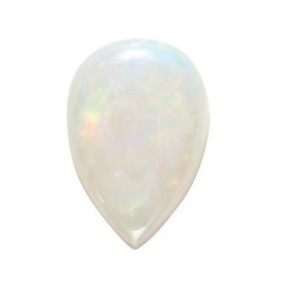 Opál biely slza 9 x 6 mm 0,67ct Kabošon OPXKAW-9