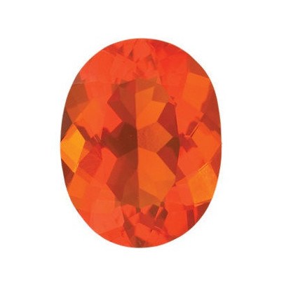 Opál Mexický ohnivý ovál 7 x 5 mm 0,53ct Fazetovaný OPOFAAFO-7