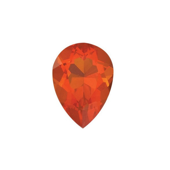 Opál Mexický ohnivý slza 7 x 5 mm 0,46ct Fazetovaný OPXFAAFO-7