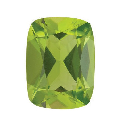 Peridot antický cushion 8 x 6 mm 1,52ct Fazetovaný PEUFAAPE-8