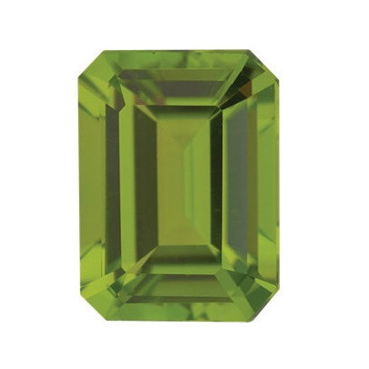 Peridot emerald 8 x 6 mm 1,88ct Fazetovaný PEEFAAPE-8