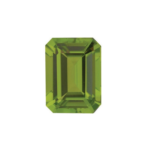 Peridot emerald 10 x 8 mm 4ct Fazetovaný PEEFAAPE-10