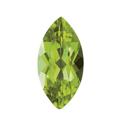 Peridot markíz 10 x 5 mm 1,12ct Fazetovaný PEMFAAPE-10