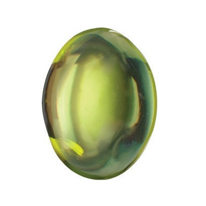 Peridot ovál 5 x 3 mm 0,3ct Kabošon PEOKAAPE-5