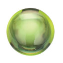 Peridot okrúhly 5 mm, AA, Kabošon