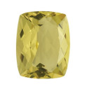 Quartz lemon antický cushion 9 x 7 mm, AA, Fazetovaný