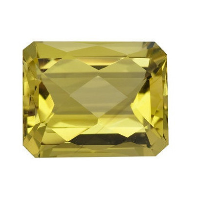 Quartz lemon emerald 12 x 10 mm Checkerboard cut KRECAAYL-12