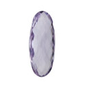 Quartz Rose de France ovál 30 x 12 mm, AA, Double-sided Checkerboard cut