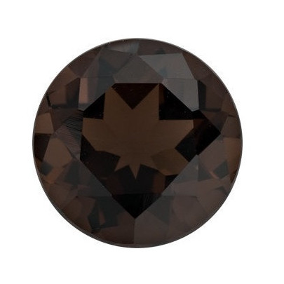 Quartz smoky-záhneda okrúhly 16 mm 14,5ct Fazetovaný KRRFAABR-16