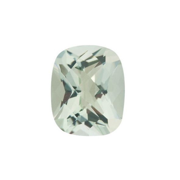Quartz zelený antický cushion 10 x 8 mm 2,75ct Checkerboard cut KRUCAGR-10