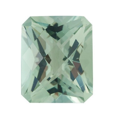 Quartz zelený emerald 12 x 10 mm Checkerboard cut KRECAGR-12