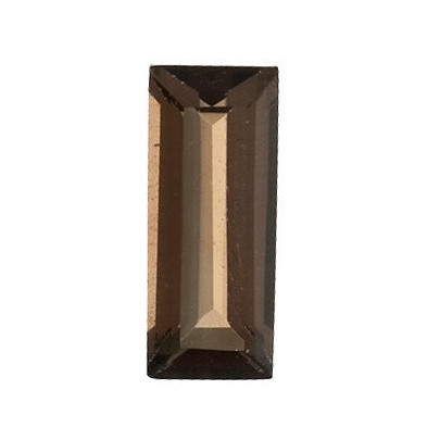 Quartz smoky-záhneda rovná bageta 5 x 2 mm 0,15ct Fazetovaný KRBFAABR-5