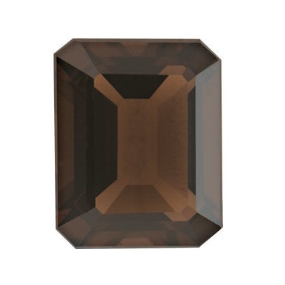 Quartz smoky-záhneda emerald 20 x 15 mm 23,5ct Fazetovaný KREFAABR-20