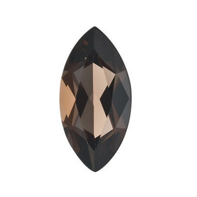 Quartz smoky-záhneda markíz 6 x 3 mm 0,25ct Fazetovaný KRMFAABR-6