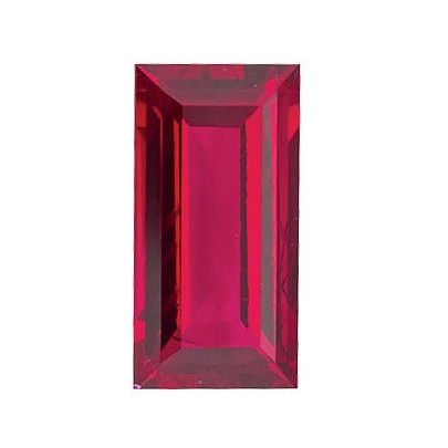 Rubín rovná bageta 3 x 2 mm 0,12ct Fazetovaný RBBFAARB-3-3