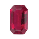 Rubín emerald 5 x 3 mm, A, Fazetovaný