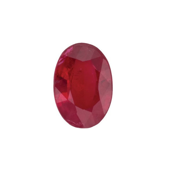 Rubín ovál 6 x 4 mm 0,48ct Fazetovaný RBOFKRB-6