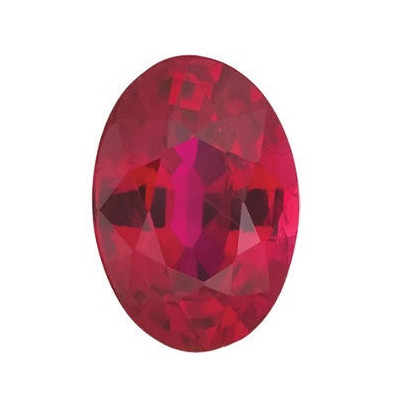 Rubín ovál 4 x 3 mm 0,25ct Fazetovaný RBOFARB-4