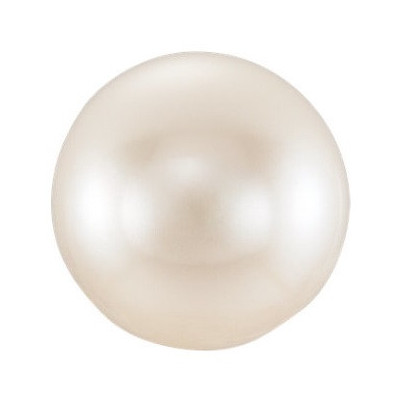 Sladkovodná perla okrúhla 9 x 9,5 mm Half-drilled RPR2AW-9