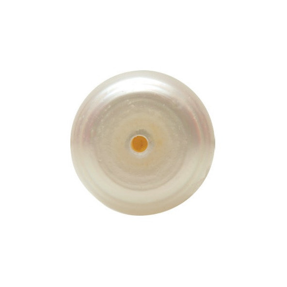 Sladkovodná perla button 7 x 7,9 mm Half-drilled  (3) RPW2SW-7