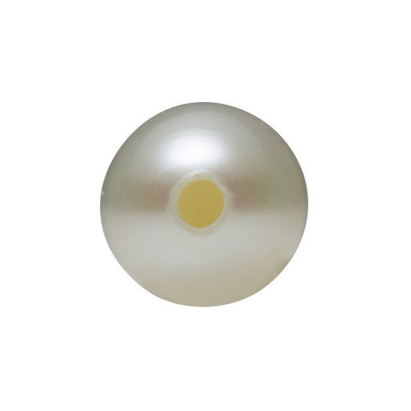 Sladkovodná perla oblong 4 x 5 mm Half-drilled  (2) RPQ2SW-4