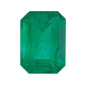 Smaragd emerald 4 x 3 mm, B, Fazetovaný