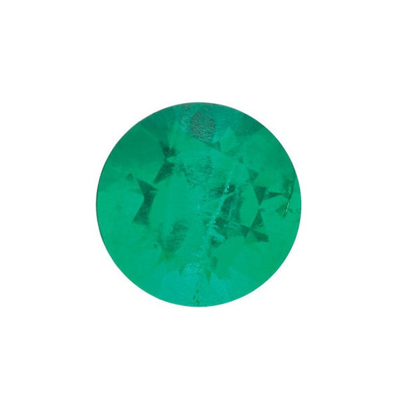 Smaragd okrúhly 5,5 mm 0,65ct Fazetovaný SGRFAGR-5,5