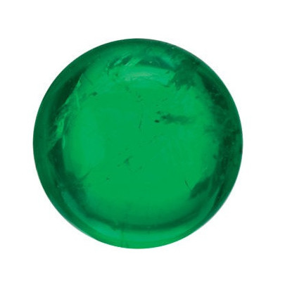 Smaragd okrúhly 4 mm 0,3ct Kabošon SGRKAAGR-4