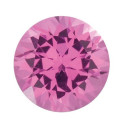 Spinel ružový okrúhly 2,5 mm, AA, Fazetovaný