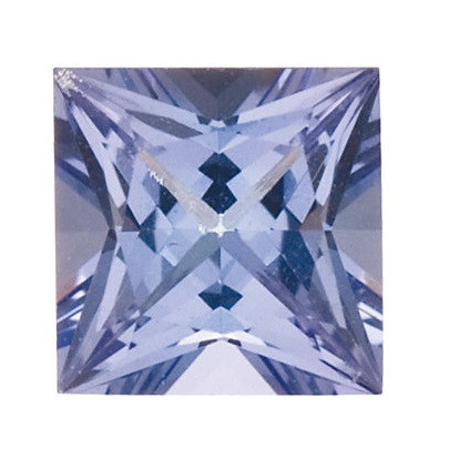 Tanzanit štvorec 6 x 6 mm 1,1ct Princess cut TNPPAAPU-6