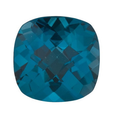 Topás London Blue antický štvorec 6 x 6 mm 1,12ct Checkerboard cut TPVCAALO-6