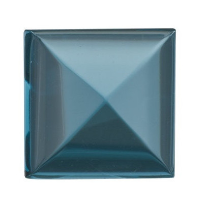 Topás London Blue štvorec 6 x 6 mm 1,5ct Kabošon TPPKAALO-6
