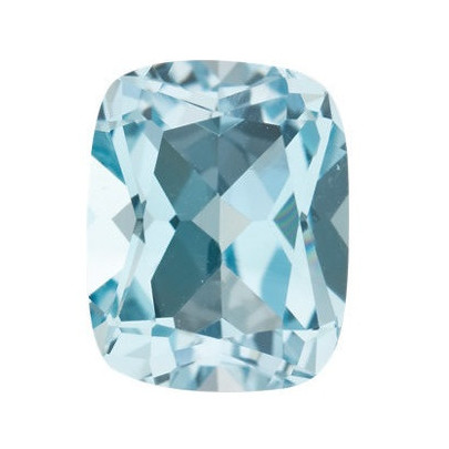Topás Sky Blue antický cushion 9 x 7 mm 2,48ct Fazetovaný TPUFAASY-9