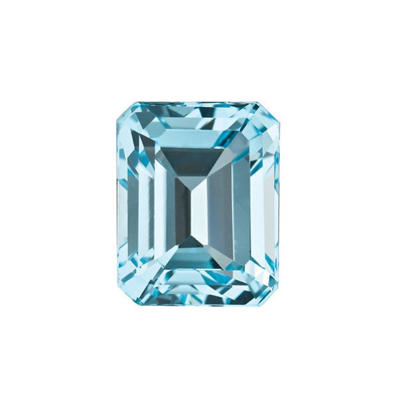 Topás Sky Blue emerald 9 x 7 mm 3ct Fazetovaný TPEFAASY-9