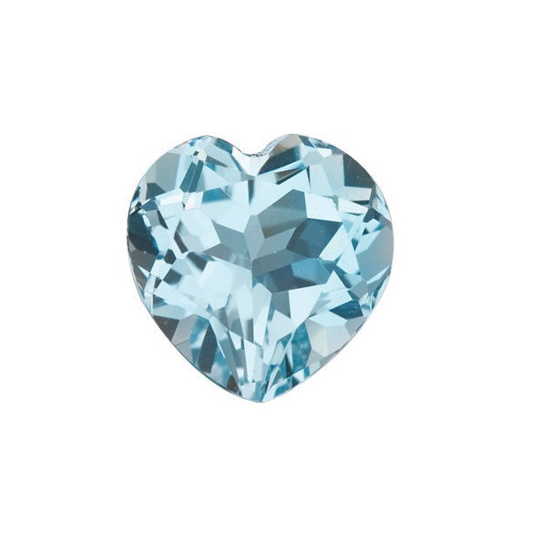 Topás Sky Blue srdce 4 x 4 mm 0,32ct Fazetovaný TPHFAASY-4