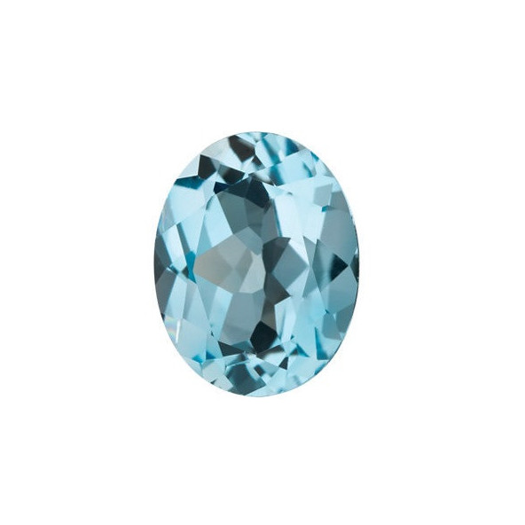 Topás Sky Blue ovál 7 x 5 mm 0,98ct Fazetovaný TPOFAASY-7
