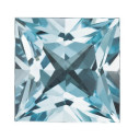 Topás Sky Blue štvorec 7 x 7 mm, AA, Princess cut