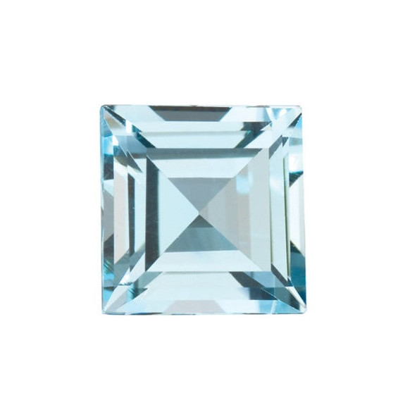 Topás Sky Blue štvorec 5 x 5 mm 0,83ct Step-cut TPPSAASY-5