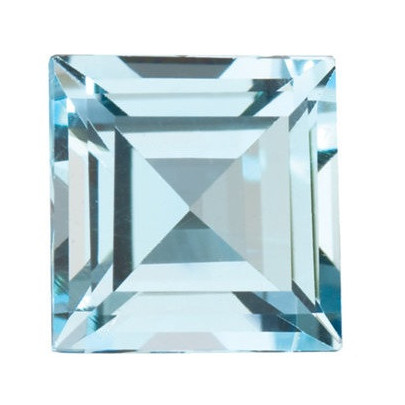 Topás Sky Blue štvorec 8 x 8 mm 3,25ct Step-cut TPPSAASY-8
