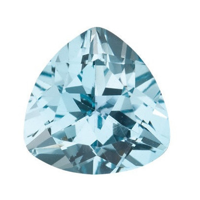 Topás Sky Blue trillion 6 x 6 mm 0,89ct Fazetovaný TPTFAASY-6