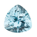 Topás Sky Blue trillion 6 x 6 mm, AA, Fazetovaný